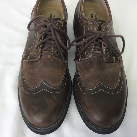 Skechers Other - Skechers Men Shoes Brown Wing Tip Oxfords 8M
